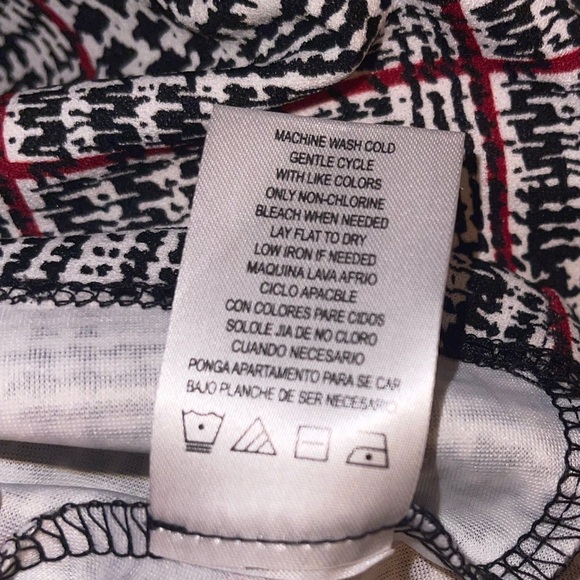 Nina Leonard plaid Bell Bubble dress Super cute!Size M. EUC - Picture 9 of 9